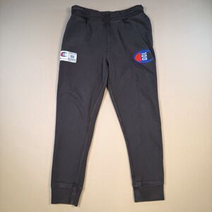 Champion 100 Reverse Weave Big C Logo Jogger Sweatpants Black Mens Size Large